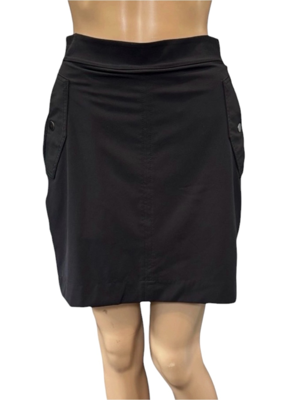 Athleta Vienna Cargo Skort Black Pull On Athletic Shorts Size 4